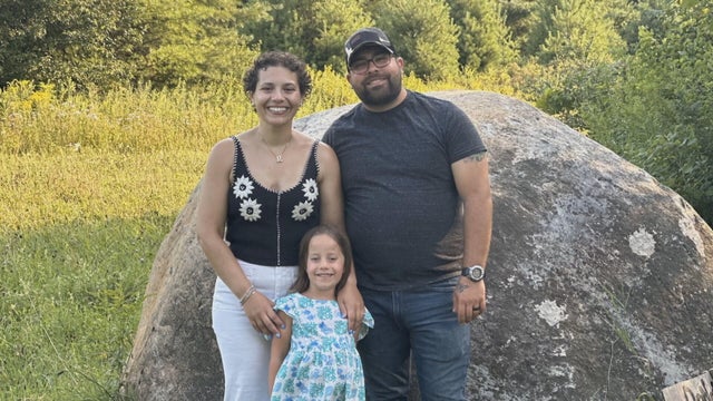 Bridget O'Neill Rosado with her family 
