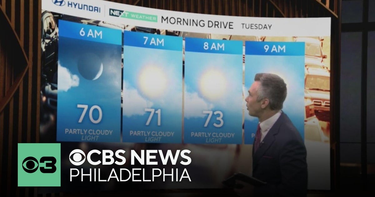 Humidity increases Tuesday in Philadelphia region - CBS Philadelphia