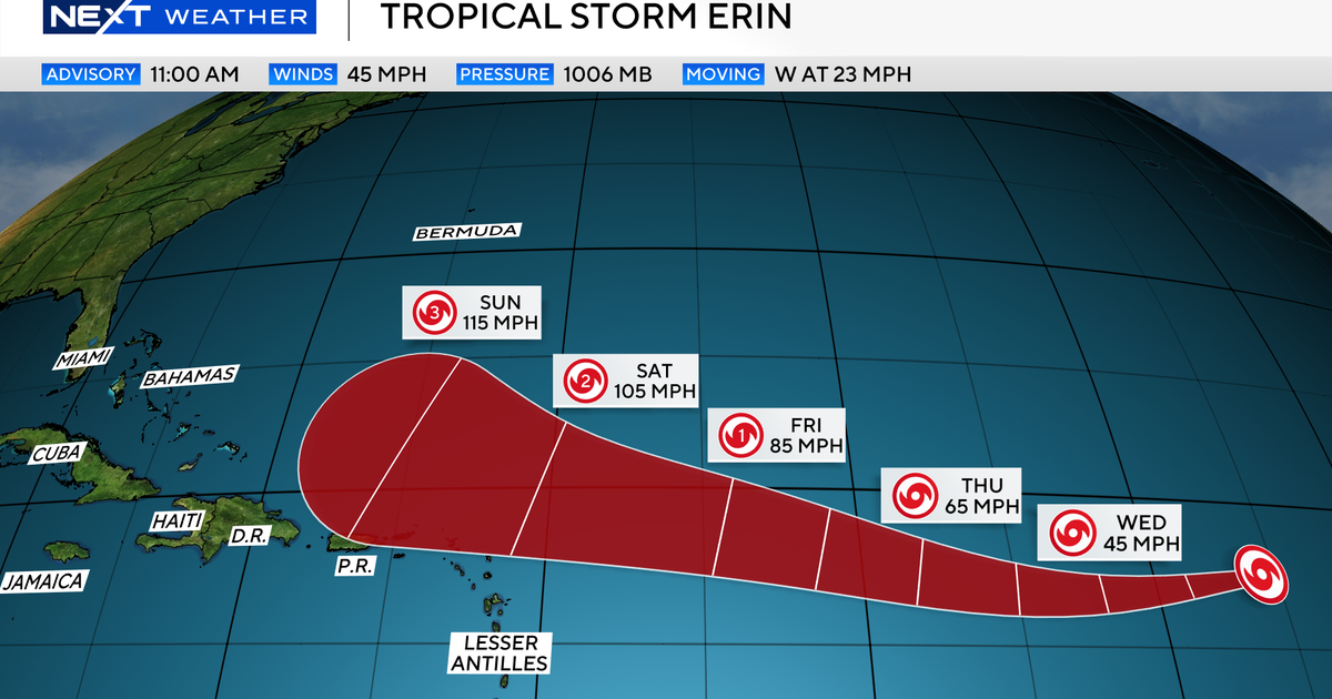 Will Erin impact South Florida? Here's its projected path. 