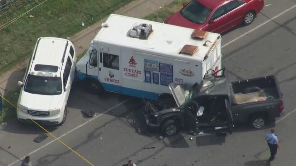 Crash in Philadelphia's Juniata Park section involving ice cream truck ...