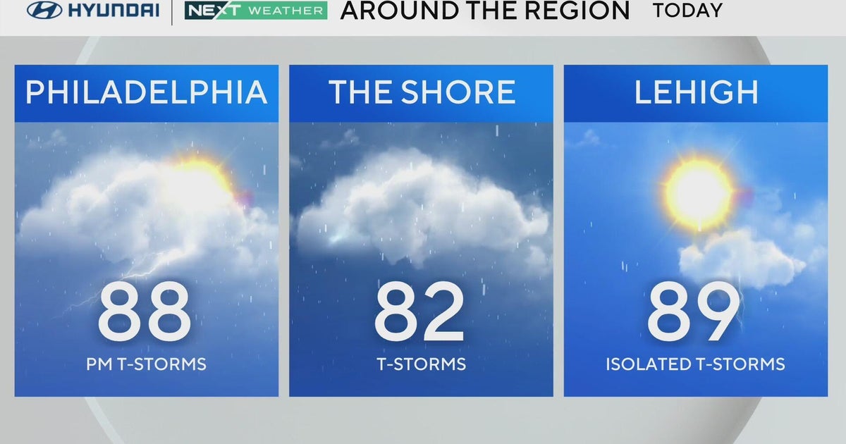 AM fog, PM storm chances in Philly area Thursday | NEXT Weather 