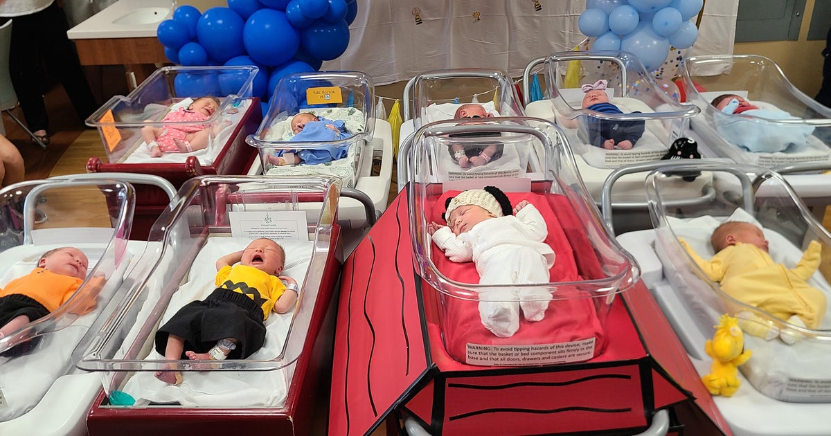 Photos show newborns at Pittsburgh hospital dressed up as "Peanuts" characters 