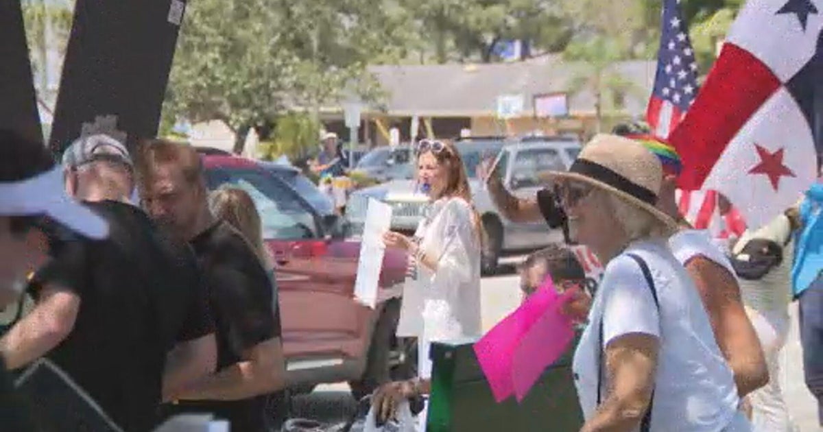 South Floridians protest against potential overturning of legalized same sex marriage, gerrymandering