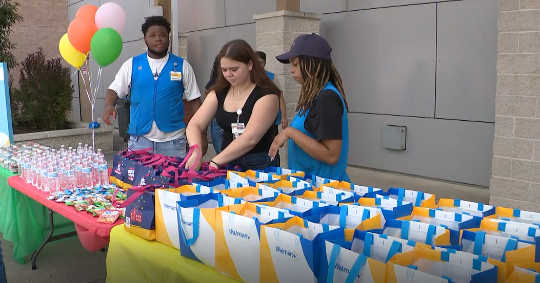 Harford County Walmart hosts back-to-school supply drive for local families and schools 