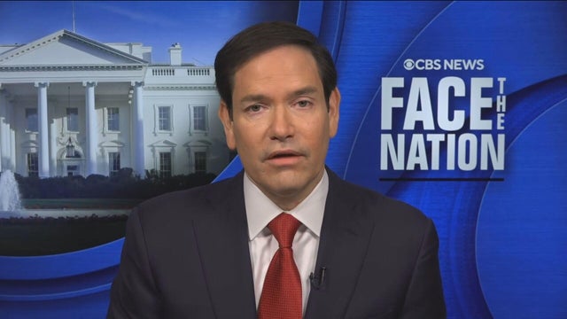 Secretary of State Marco Rubio appears on "Face the Nation" on Sunday, Aug. 17, 2025. 