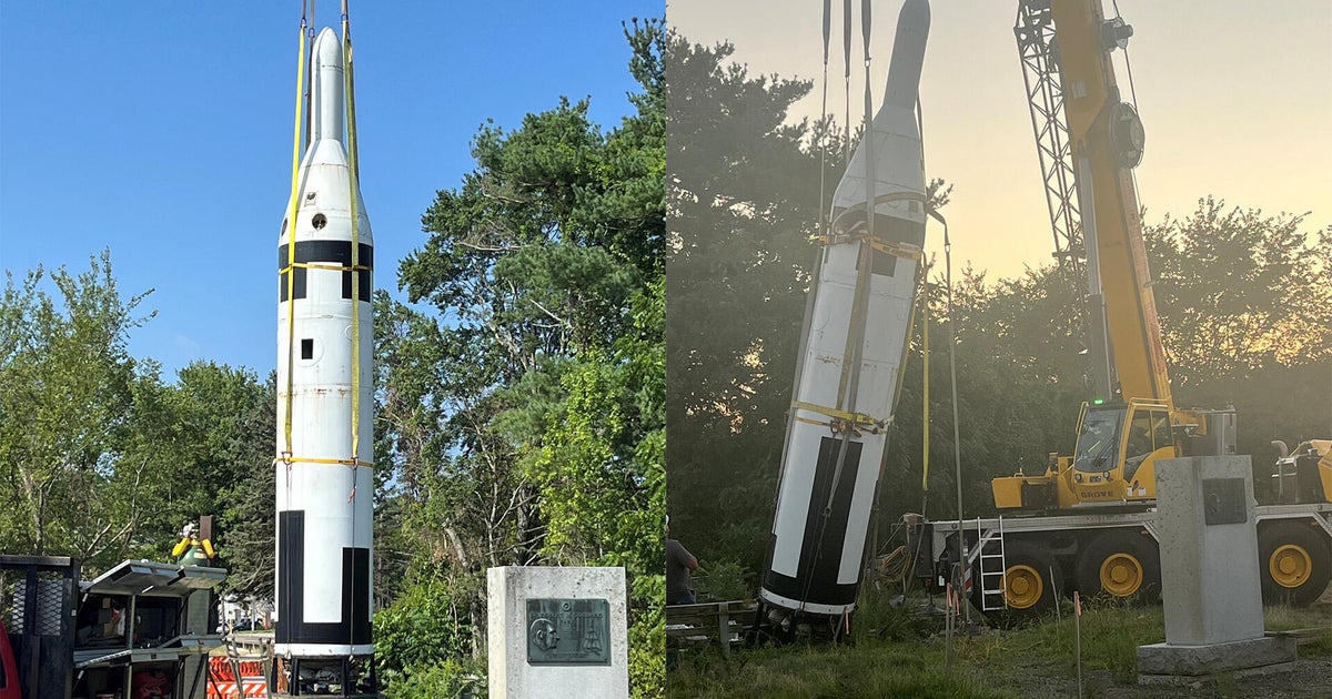 Missile displayed in central Mass. park for decades moved 