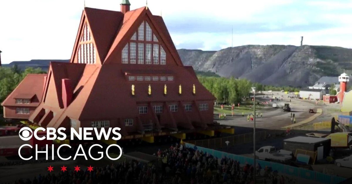 Sweden moving entire church across a city
