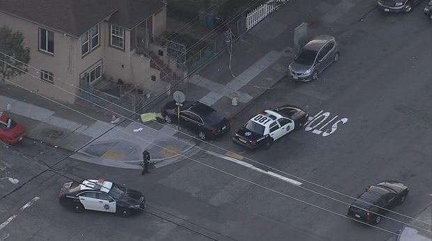 San Francisco Bayview homicide scene 