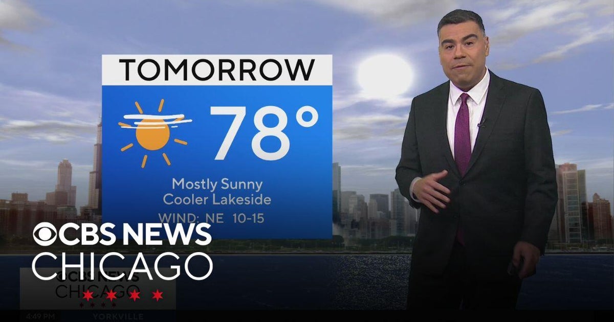 Sunny and warm day on Thursday in Chicago - CBS Chicago