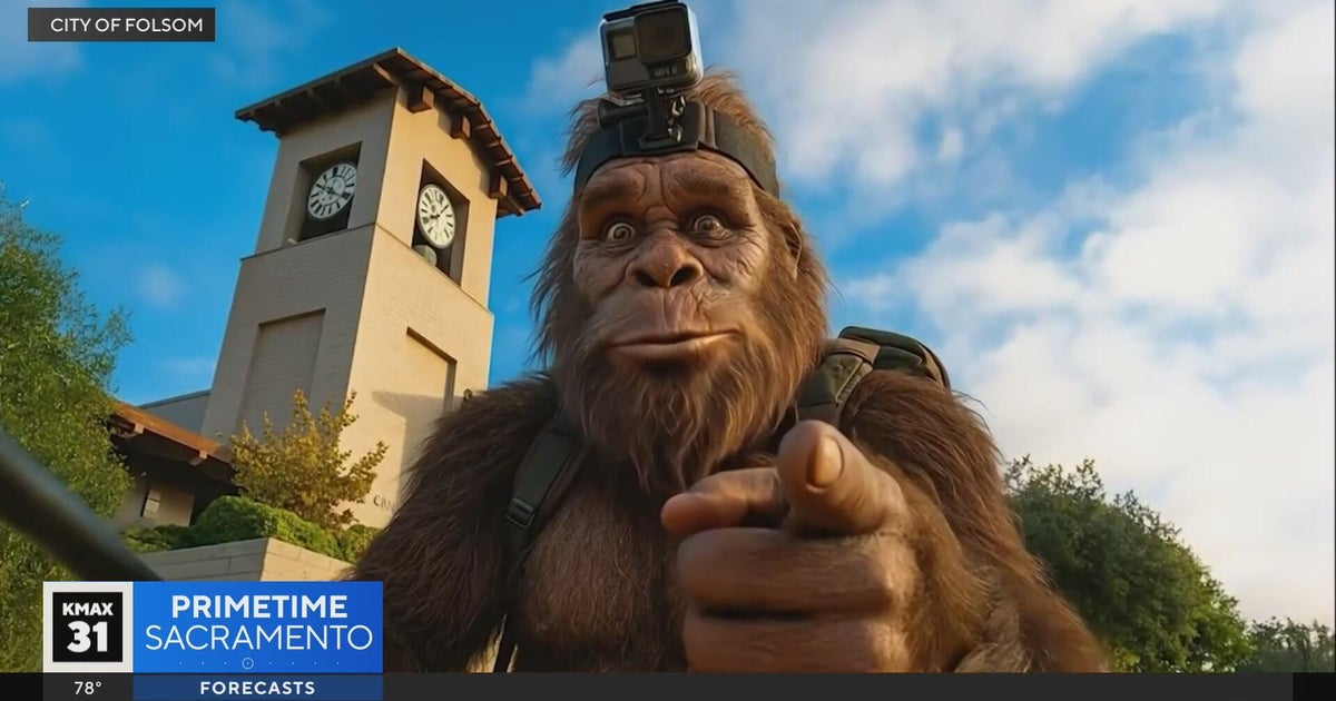 A.I. Bigfoot set loose in Folsom for tourism campaign
