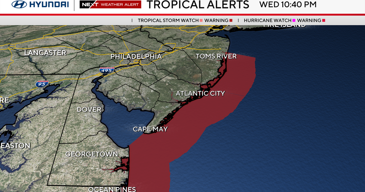 Hurricane Erin triggers tropical storm warning for N.J., Del. beaches 