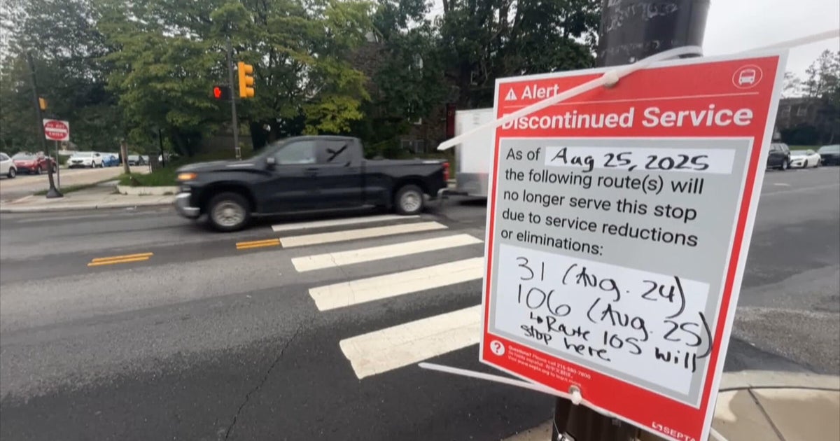Philly's 31 bus is being cut. The alternate route includes a 23-minute walk. 