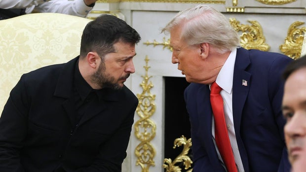 European Leaders Join Ukrainian President Zelensky For White House Meeting With Trump