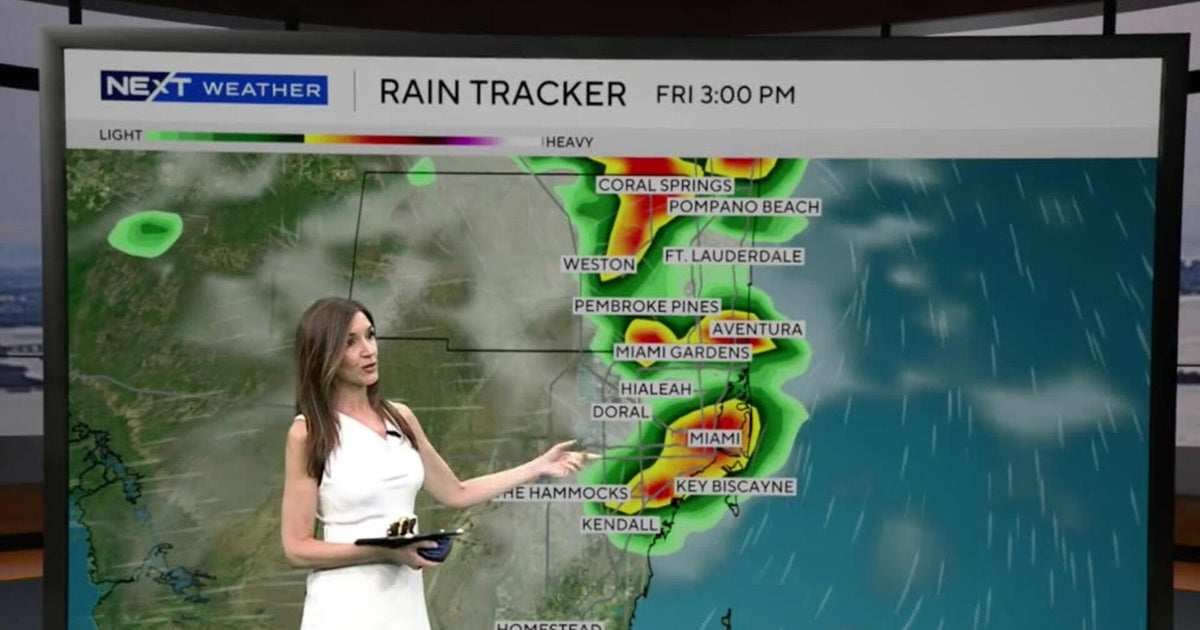 Scattered afternoon showers, storms in South Florida, wet pattern continues over weekend