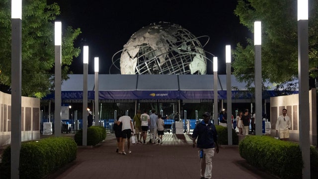 US Open Dark Lighting Tennis 