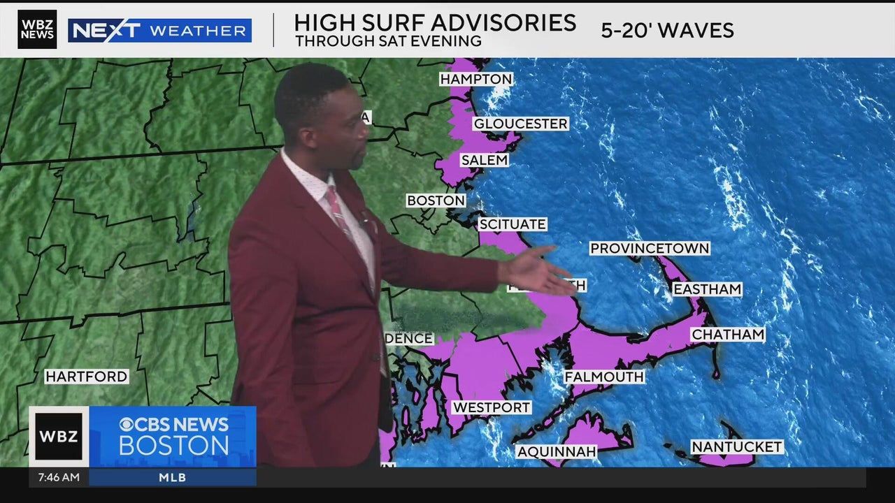 Next Weather: WBZ mid-morning forecast for August 22, 2025