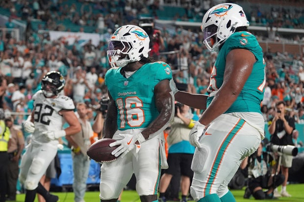 Jags Dolphins Football 