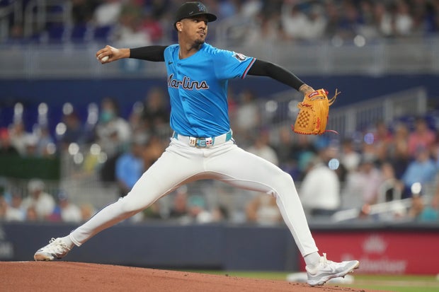 Blue Jays Marlins Baseball 