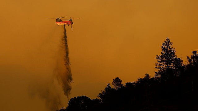 Pickett Fire Burns In California's Napa County 