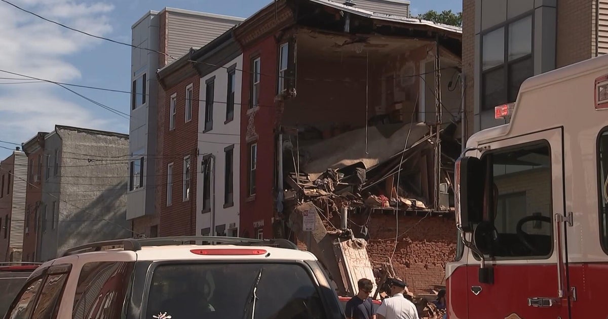 Partial building collapse in North Philadelphia sends 1 to hospital 