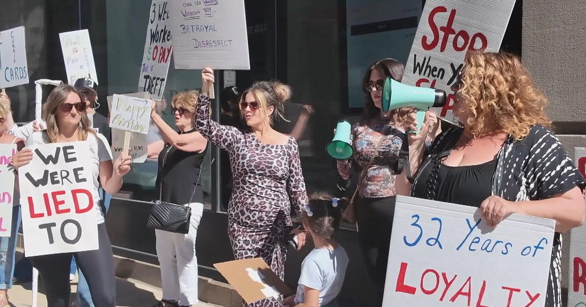 Hairstylists protest unpaid wages in Wilmington, Delaware, after sudden closure of Currie Hair, Skin & Nails