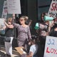 Hairstylists protest unpaid wages in Wilmington after sudden closure of salon 