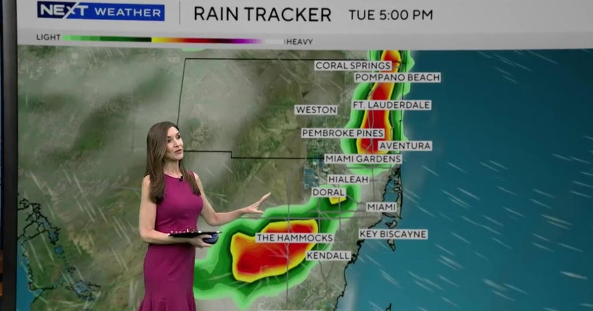 Scattered South Florida storms may bring heavy downpours