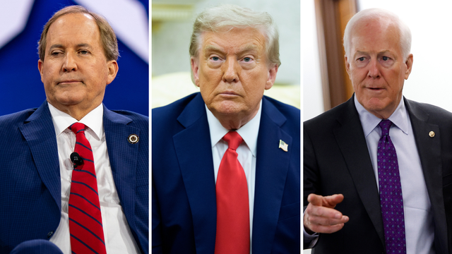 Trump, Paxton, Cornyn 