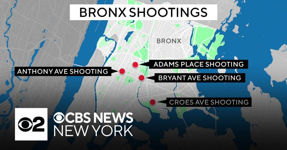 2 dead, 2 hurt in 4 separate Bronx shootings - CBS New York