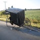 Amish woman hospitalized after semi-truck strikes buggy 