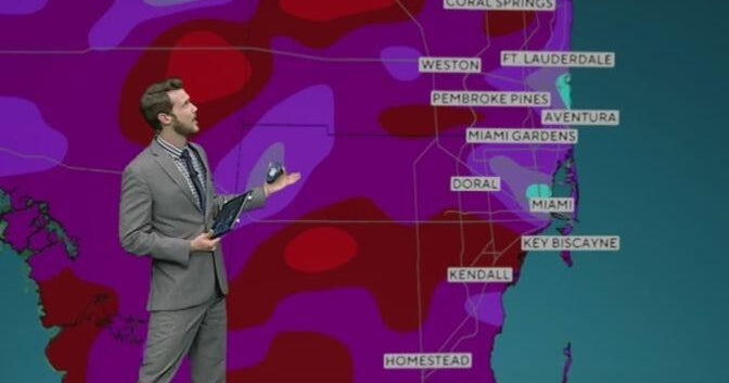 Wet weather pattern continues for South Florida - CBS Miami