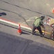 Italian flag colors painted on road in Newton, Massachusetts removed for second time 