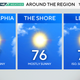 Fall-like conditions with sun, temperatures in 70s around the Philly area 