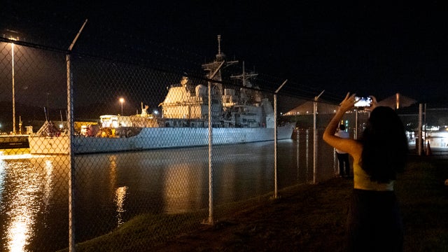 PANAMA-US-VENEZUELA-POLITICS-NAVY-WARSHIP 