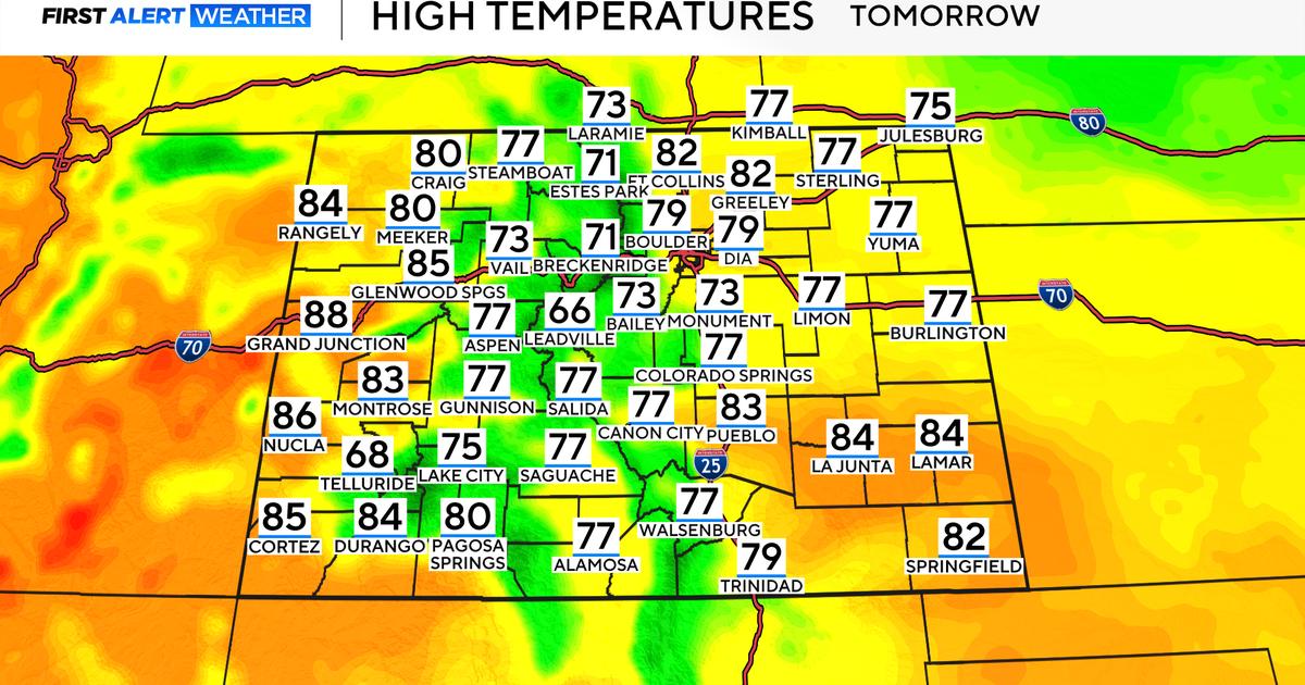 Cloudy, rainy to start the weekend ahead of pleasant Labor Day - CBS ...