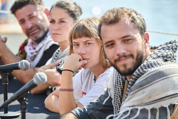 Humanitarian Flotilla Departs Barcelona For Gaza As Activists Mobilize Against Israel's Aid Blockade