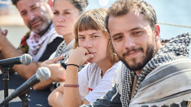 Humanitarian Flotilla Departs Barcelona For Gaza As Activists Mobilize Against Israel's Aid Blockade 