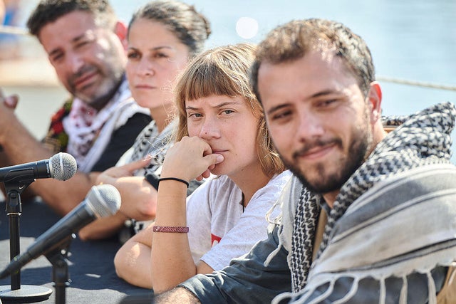 Humanitarian Flotilla Departs Barcelona For Gaza As Activists Mobilize Against Israel's Aid Blockade 