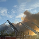 Baltimore firefighter injured, golf driving range damaged by two-alarm fire 