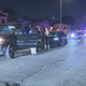 Police pursuit through East Los Angeles ends with crash 