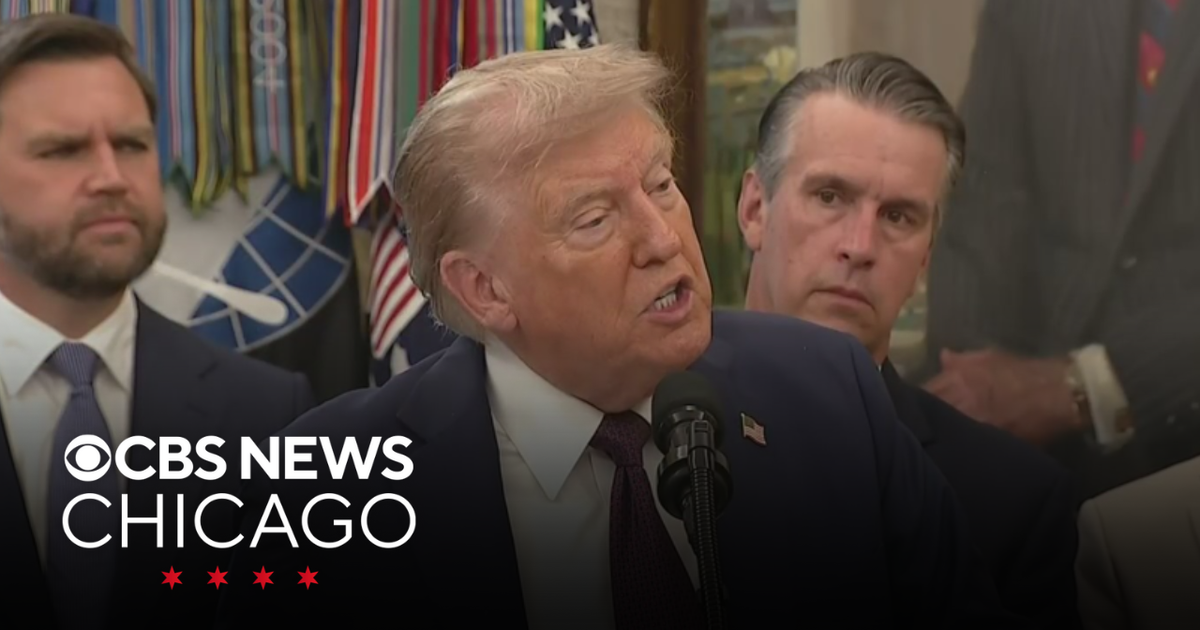 President Trump on sending federal troops to Chicago: "We're going in ...