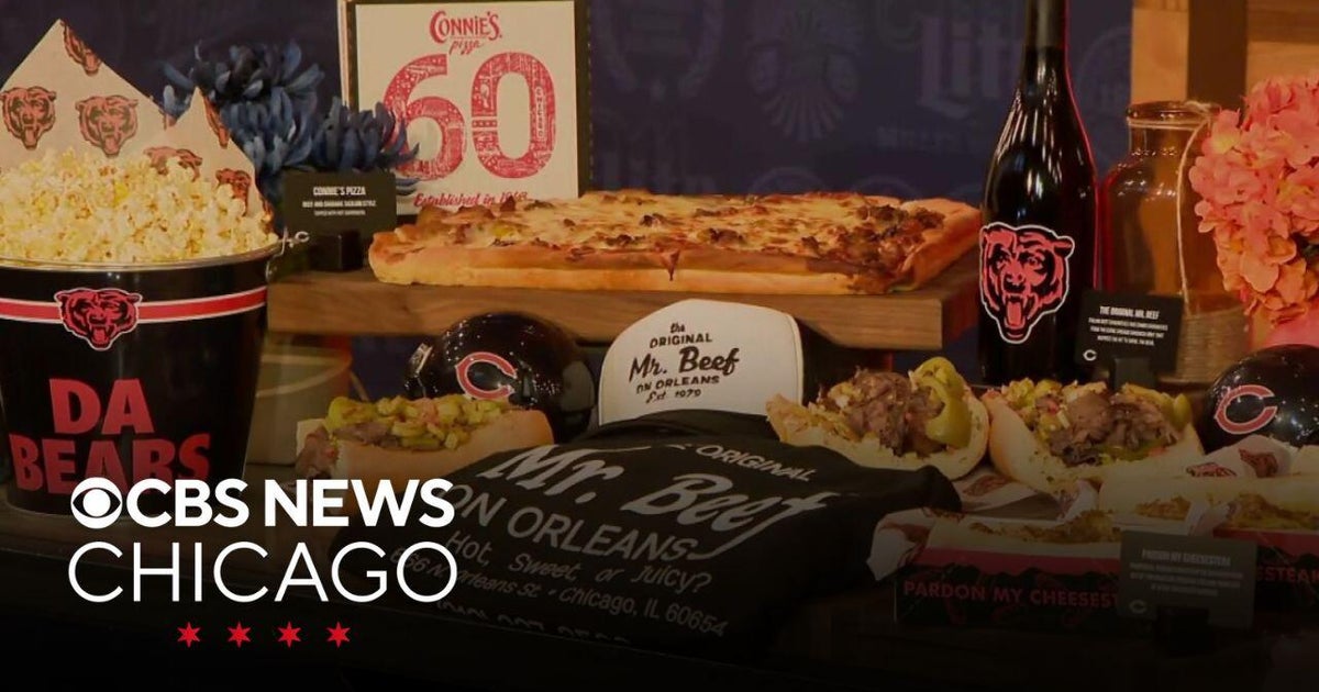 Chicago Bears unveil 2025 food and beverage menu at Soldier Field - CBS ...
