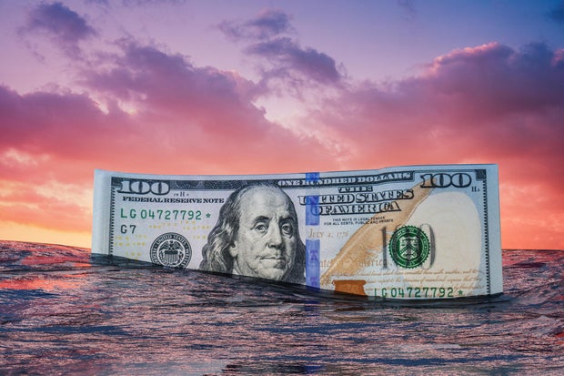 The sinking dollar 