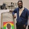 Painter who survived shooting honors trauma surgeons who gave him a second chance