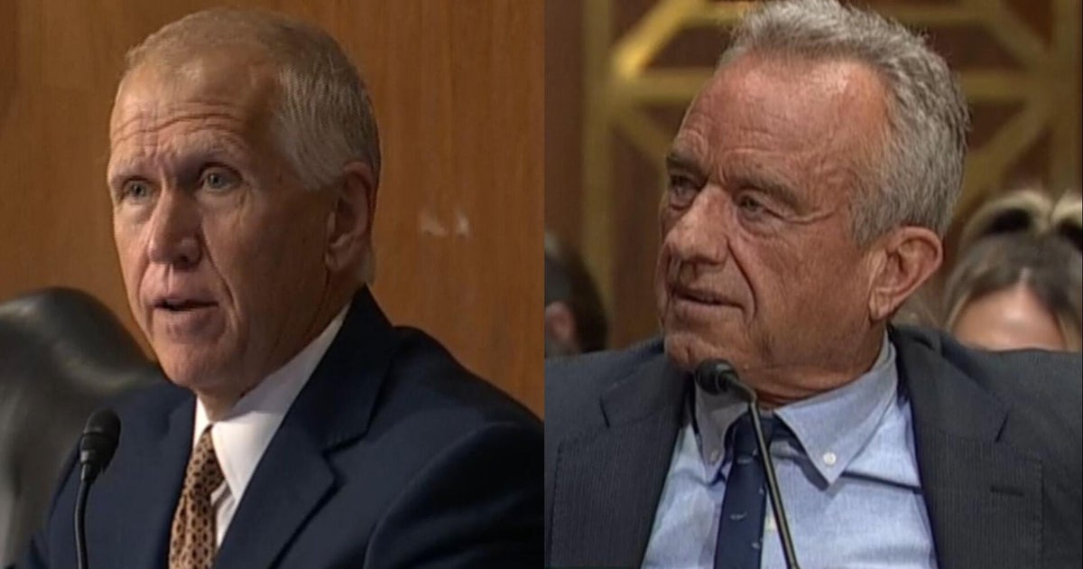 Watch: Sen. Tillis points out RFK Jr.'s contradictory statements during Senate hearing