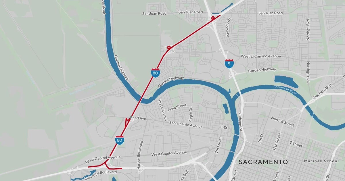 Westbound I-80 closure goes into effect in Sacramento area. Here