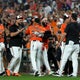An out from being no-hit, the Orioles stun the Dodgers with 4 runs in the 9th to win 4-3 