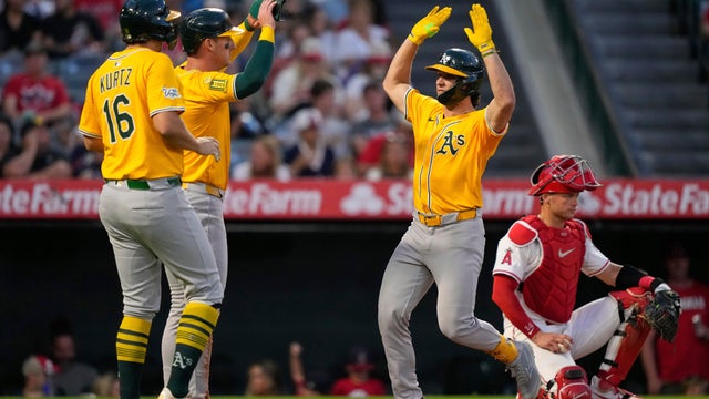 Athletics Angels Baseball 
