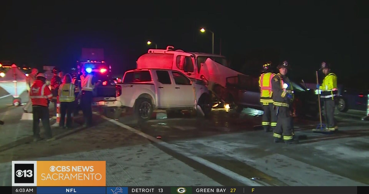Crash delays I-80 traffic in West Sacramento - CBS Sacramento