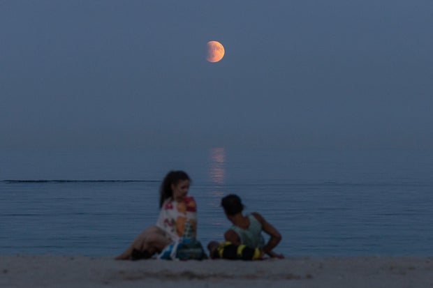 UKRAINE-ASTRONOMY-MOON-ECLIPSE